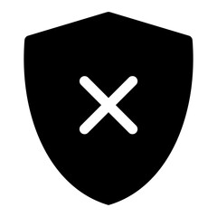 Obraz premium error glyph icon