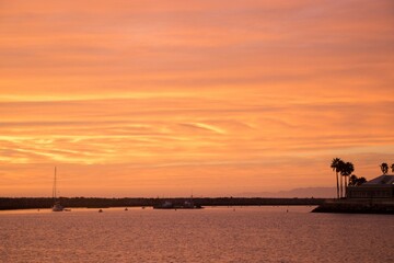 Fototapeta na wymiar SoCal Sunsets from Redondo Beach
