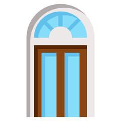 DOOR 8 flat icon