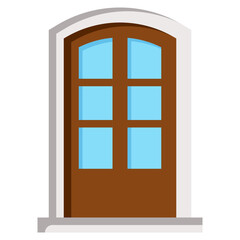 Obraz premium DOOR 23 flat icon