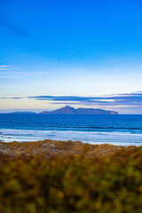 Beautiful day at the beach in New Zealand