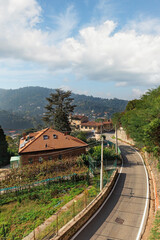 road and houses on the outskirts of Turin