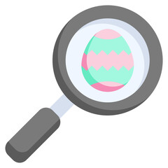 SEARCH EASTER flat icon