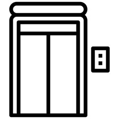 ELEVATOR 2 line icon