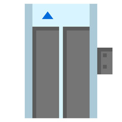 ELEVATOR 22 flat icon