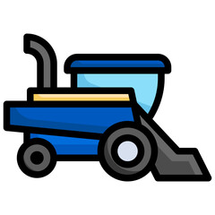 HARVESTER Filled Outline