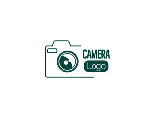 camera photography logo, icon vector illustration 