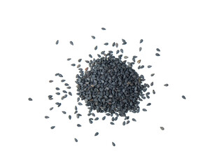 black sesame on white