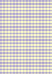 Cream colour, pastel purple, scotch pattern