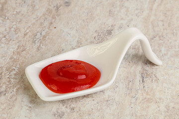 Hot and spicy Sriracha sauce