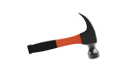 hammer side view without shadow 3d render