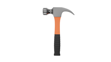 hammer top view without shadow 3d render
