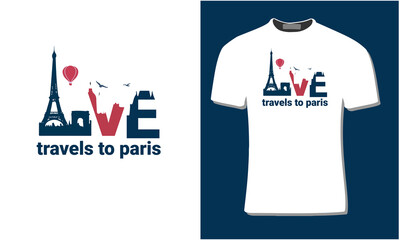 Travel T-Shirt Design Template