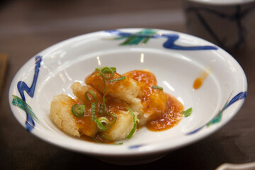 여러가지 음식사진, 일본음식 사진, 우동과 초밥 오코노미야키, 어묵사진