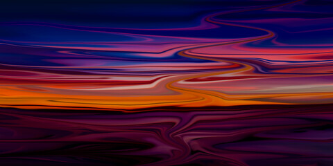 sunset in the desert abstract digital fluid art marble background