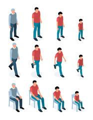 Men Generations Isometric Set