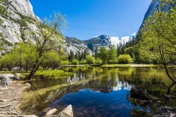 Deurstickers Mirror Lake in Yosemite National Park © Fyle