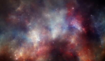 Fototapeta na wymiar Diverse Nebula - detailed background nebula - good for gaming and sci-fi content
