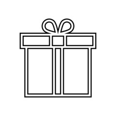 Gift icon in line style