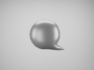 Gray Speech Balloon