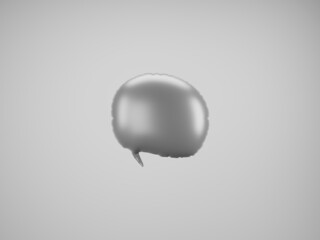 Gray Speech Balloon