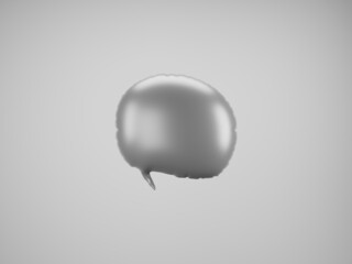 Gray Speech Balloon