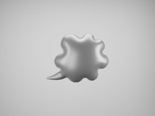 Gray Speech Balloon