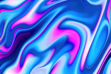 3d rendering Curve Dynamic watercolor texture blend Fluid Liquid Wallpaper. Light Pastel Cold Color Colorful Swirl Gradient Mesh. Bright Pink Vivid Vibrant Smooth Surface.