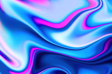 3d rendering Curve Dynamic watercolor texture blend Fluid Liquid Wallpaper. Light Pastel Cold Color Colorful Swirl Gradient Mesh. Bright Pink Vivid Vibrant Smooth Surface.