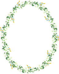 Lovely easter egg ornament drawing by watercolor