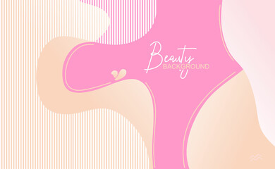beauty business poster background. abstract themed with pink color. suitable for use in advertising and web design