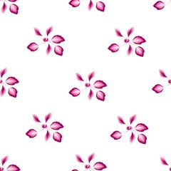 Fashionable seamless tropical pattern with bright pink plants and leaves on light background. Jungle leaf seamless vector pattern background. Exotic jungle print wallpaper. nature decorative. Summer 