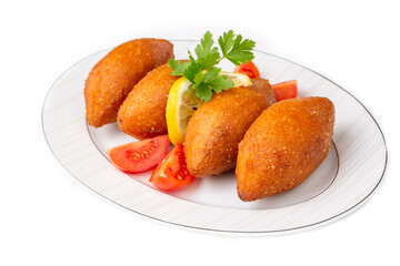 Kibbeh is a popular dish in Middle Eastern cuisine (Turkish name; icli kofte)