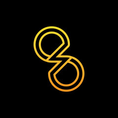 infinity bolt logo design