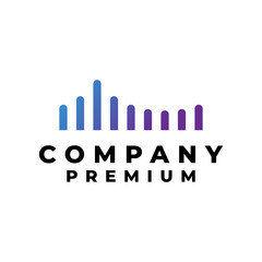 modern bridge logo design