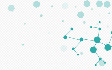 Scientific Molecule Vector Transparent