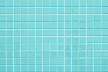 Blue pastel ceramic wall and floor tiles mosaic abstract background. Design geometric wallpaper texture decoration.