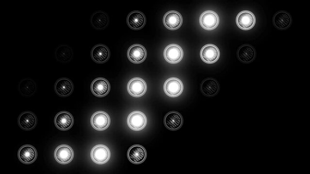 Led_Wall Light. 27_different_transitions. 60_seconds. music clip background. Flasihng light. Spot light. Concert stage light. 4K video