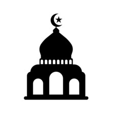 mosque logo icon design template vector