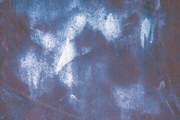 Hintergrund rostige Wand aus Metall in blau