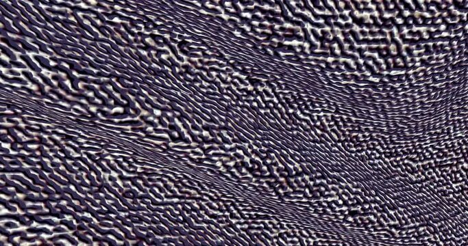 The texture fabric is moving. 3D corrugated canvas in the wind.