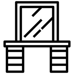 Fototapeta premium MIRROR line icon