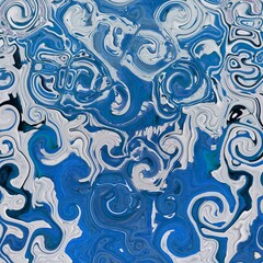 blue and white pealing paint showing wood grain pattern and creative unique designs