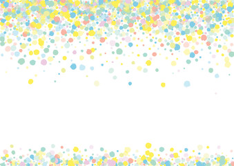 Orange Round Festival White Background. Vector