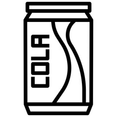 COLA CAN line icon
