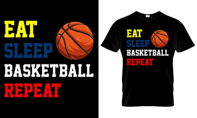 Basketball T-shirt Design Template - Sport Lover T shirt Design - Basketball Svg