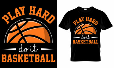 Basketball T-shirt Design Template - Sport Lover T shirt Design - Basketball Svg