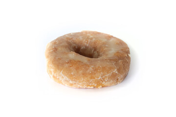 Commercially Made Doughnut Isolated on White