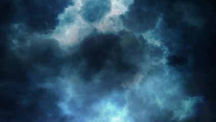 Thunder weather changes, lightning strikes 4K