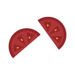 Tomatoes healthy food vector object isolated